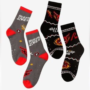 Stranger Things Hellfire Club Cozy Slipper
Socks 2 Pair